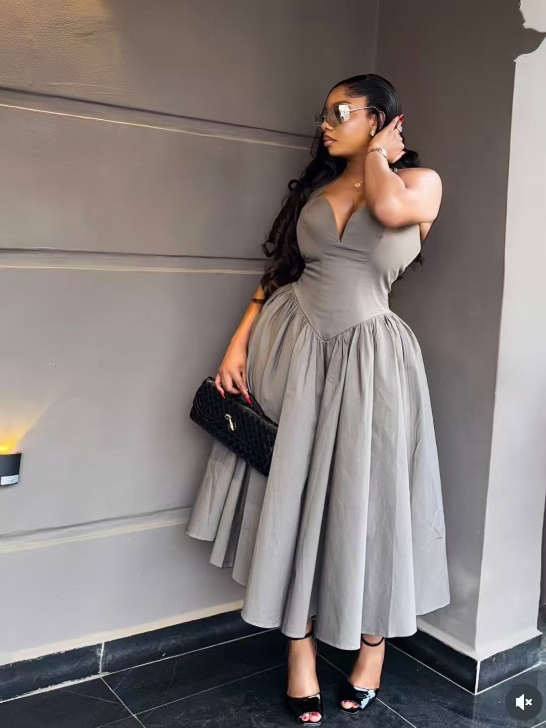 rinna satin halter maxi dress product info and reviews Rinna Satin Halter Maxi Dress / Pink Cherry | MESHKI
